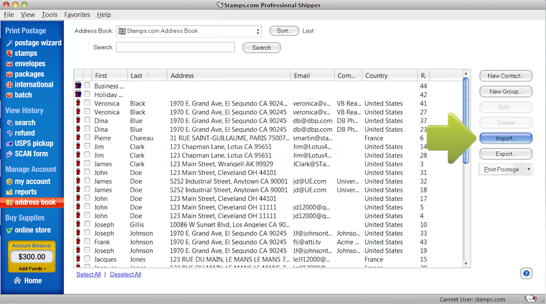 welcome to address book pc software legacy