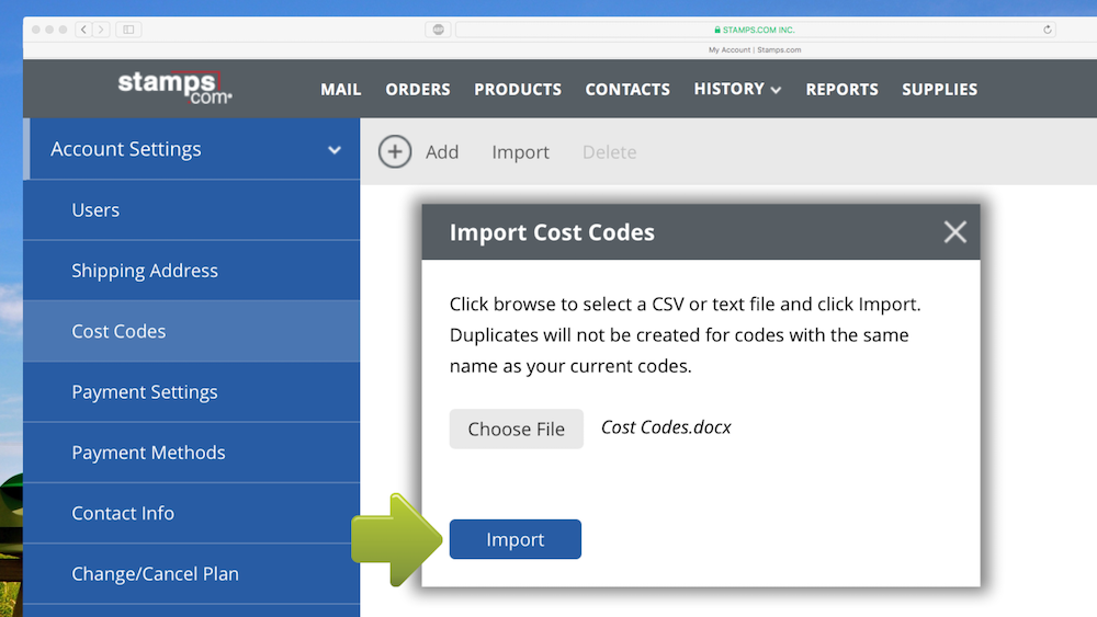 How to use Cost Codes