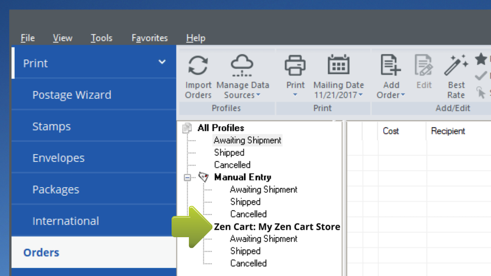 How to Connect to Zen Cart
