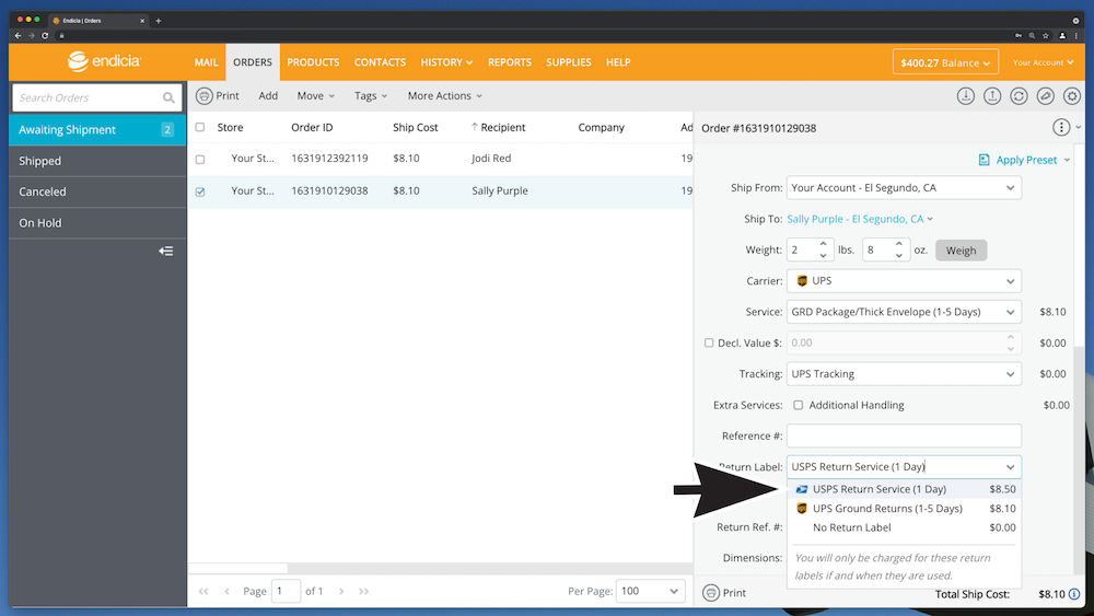 How to Send a Return Shipping Label
